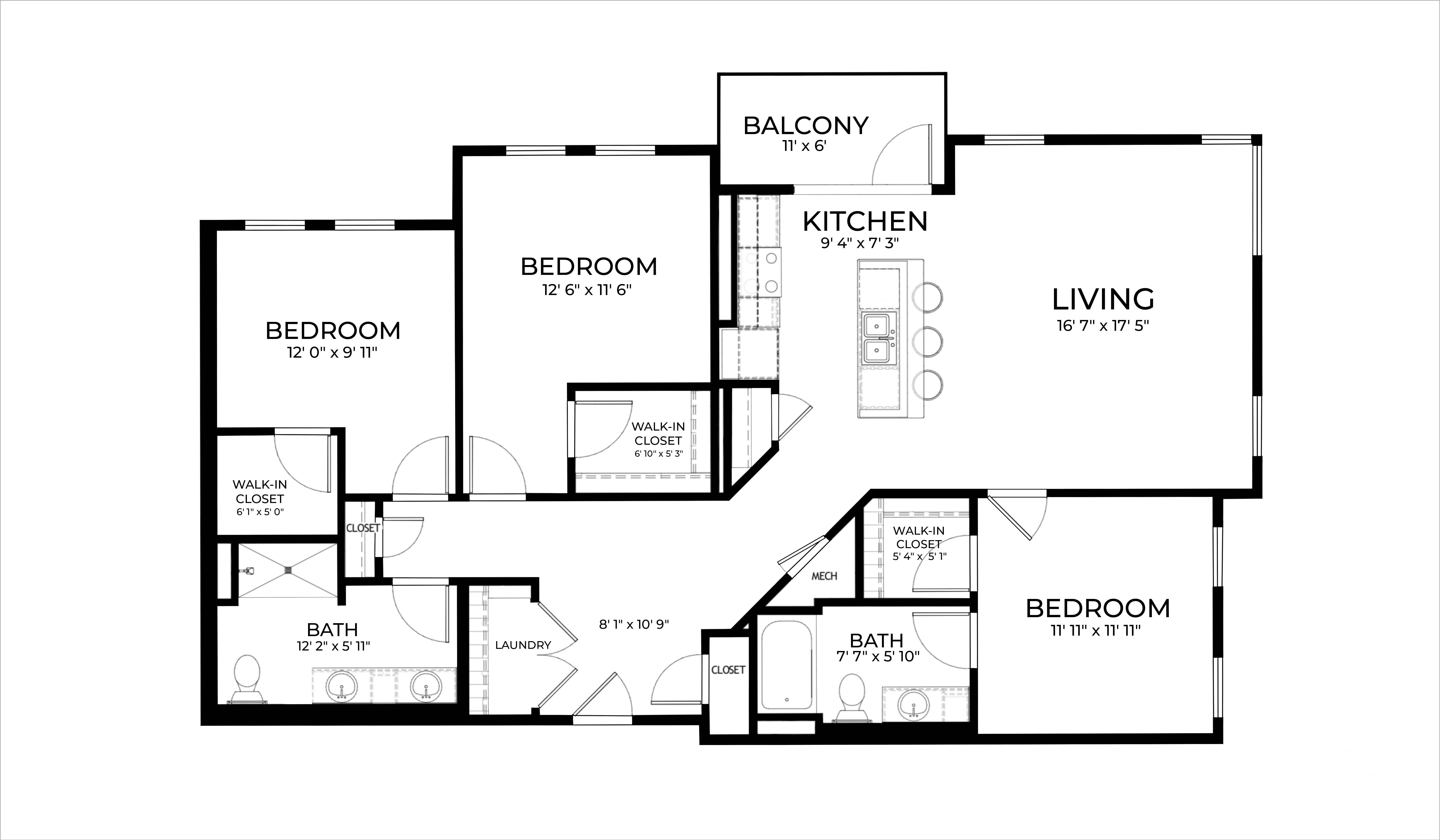 2D floor plan